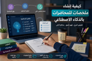 كيفية إنشاء ملخصات للمحاضرات بالذكاء الاصطناعي